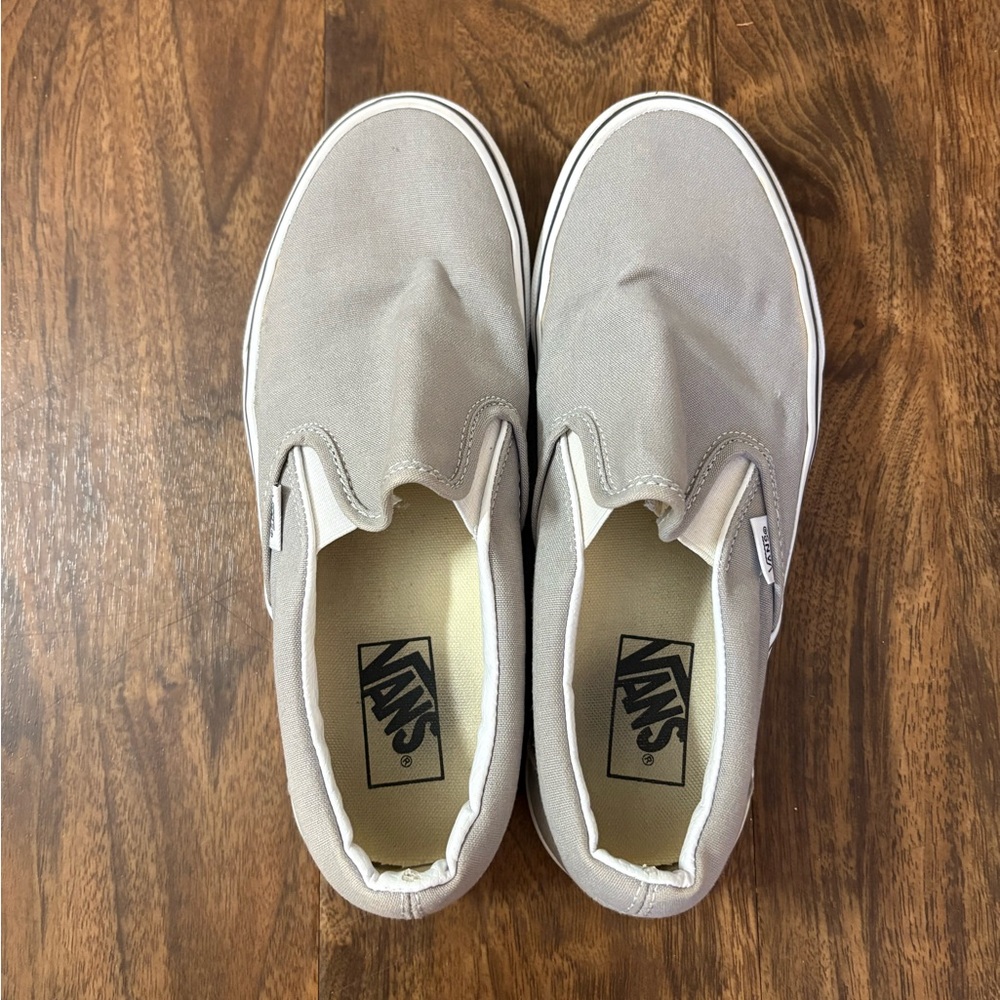 Vans Classic Gray Slip-On Shoes